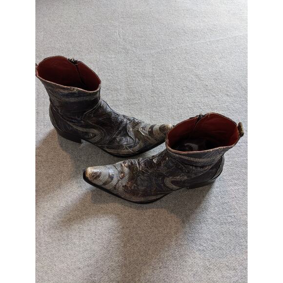 Ghost Italy Mens Boots Mens Size 8 Vero Cuoio Leather Multicolor Western Style main image 8